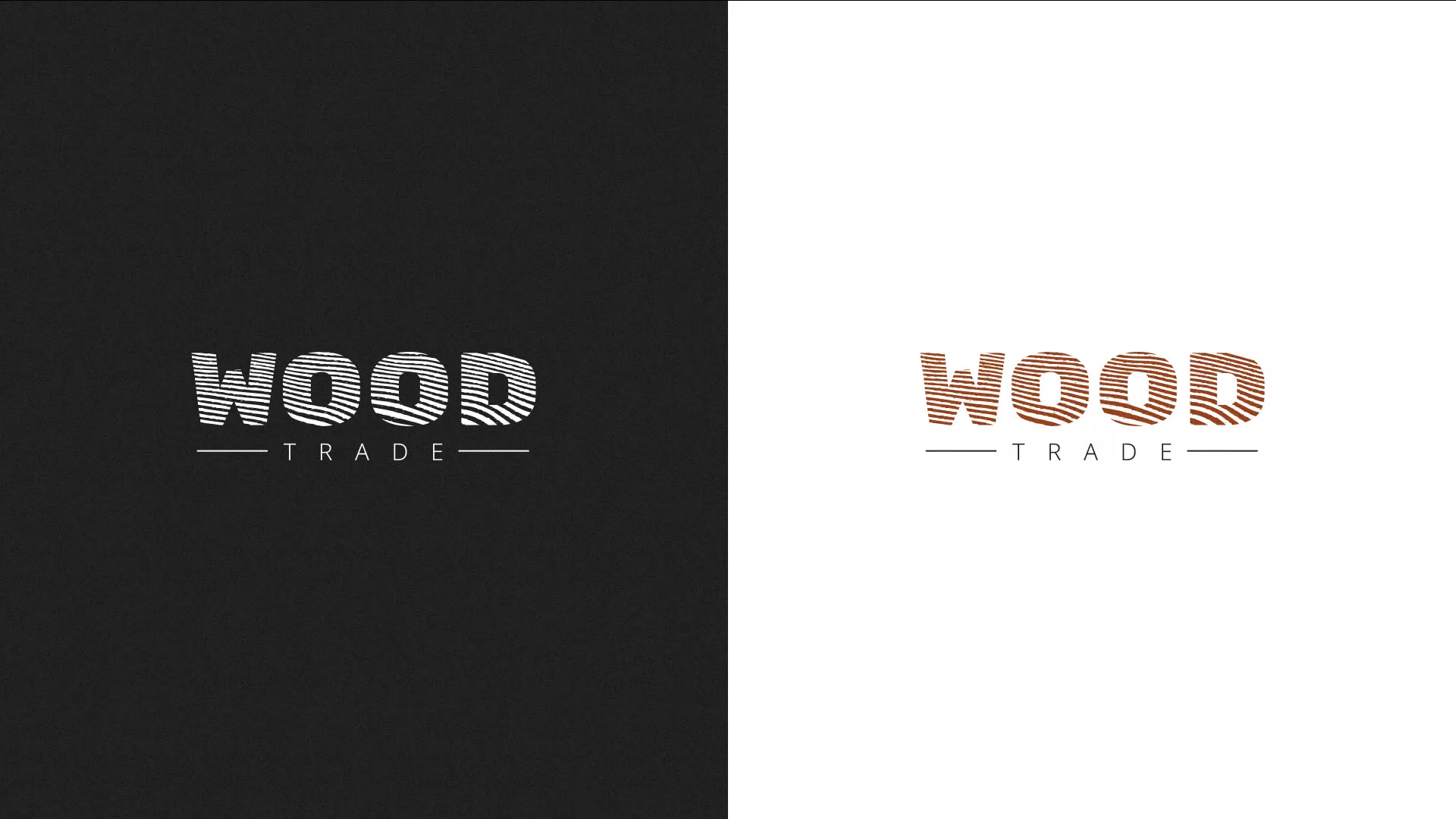 Разработка логотипа для компании «Wood Trade» в Красном Холме