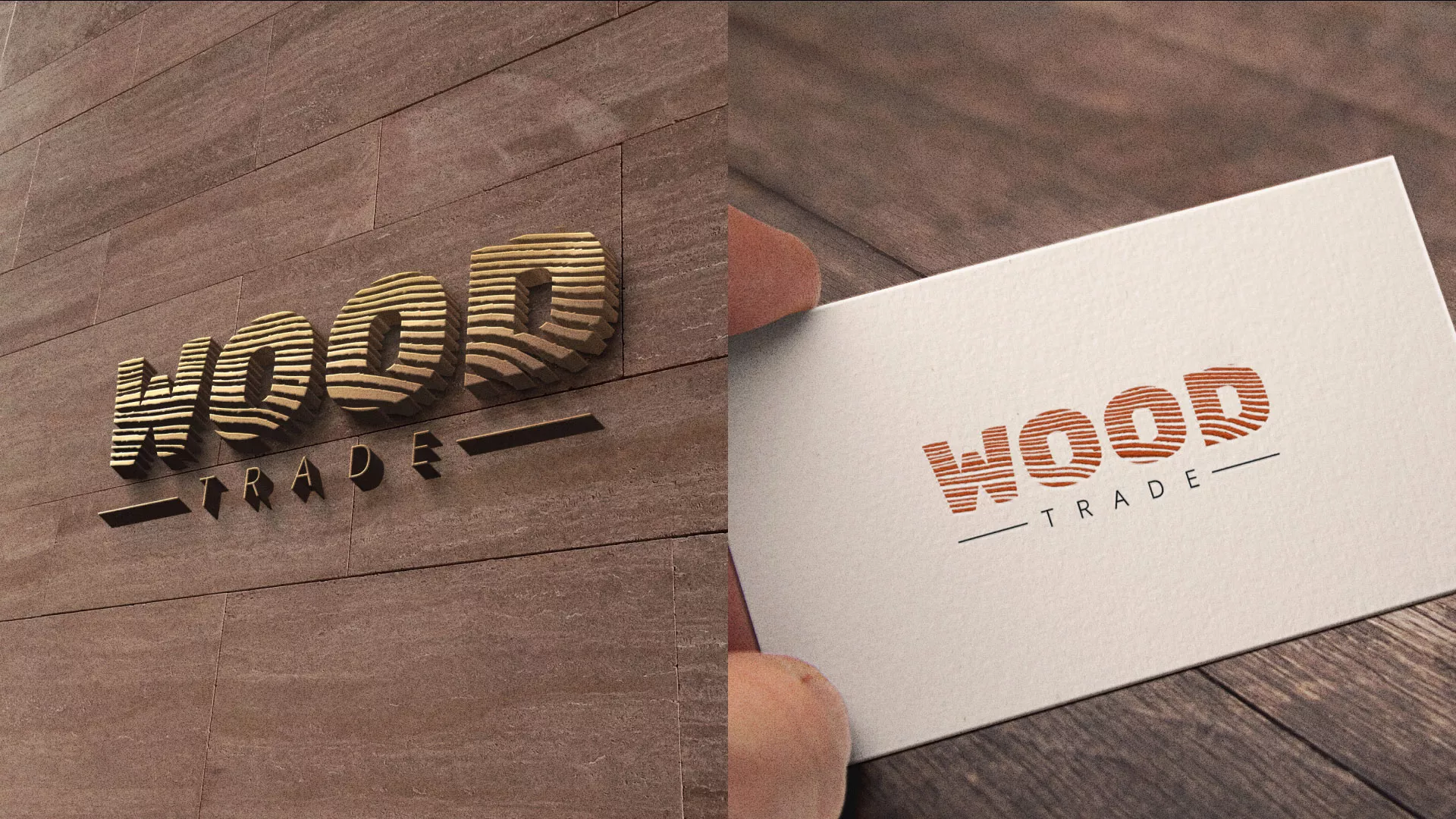 Разработка логотипа для компании «Wood Trade» в Красном Холме