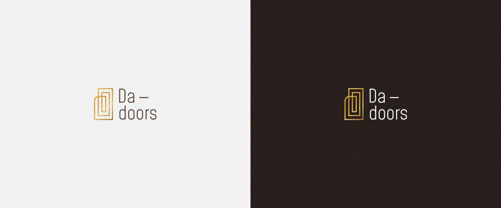 Разработка логотипа для компании «DA-DOORS» в Красном Холме